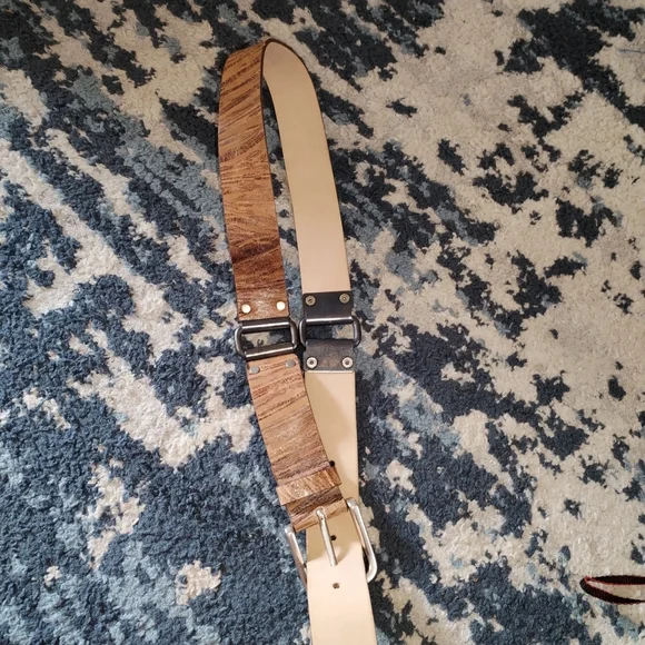 Brown Leather Women,s belt